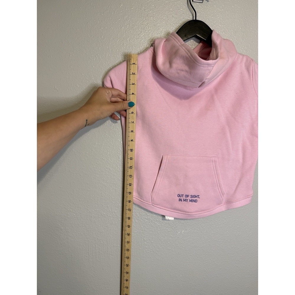 Skims Pink Dog Sweatshirt Hoodie Size XL Out Of Sight In My Mind - Picture 2 of 5
